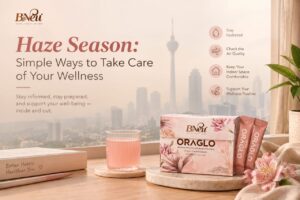 Haze season wellness tips B'Net Oraglo botanical drink
